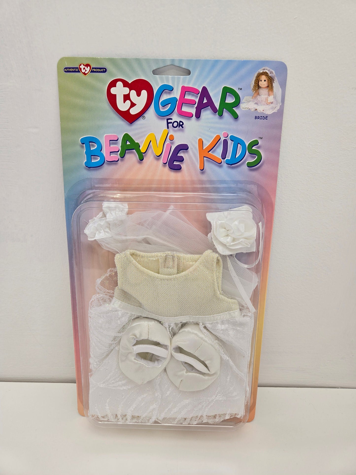 Ty Beanie Kid Gear Clothing Outfit for Beanie Kids - Bride - New in Box!