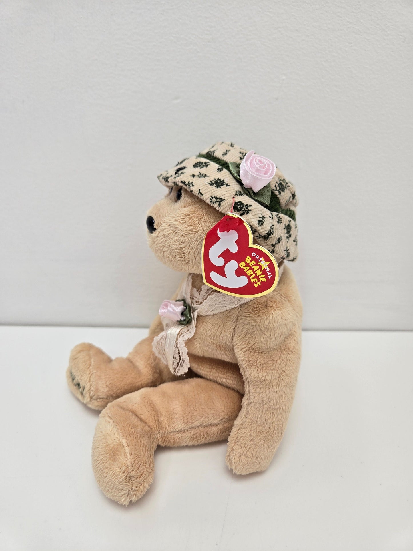 Ty Beanie Baby “Nana” the Adorable Bear with Grandma on foot - Internet Exclusive (8.5 inch)