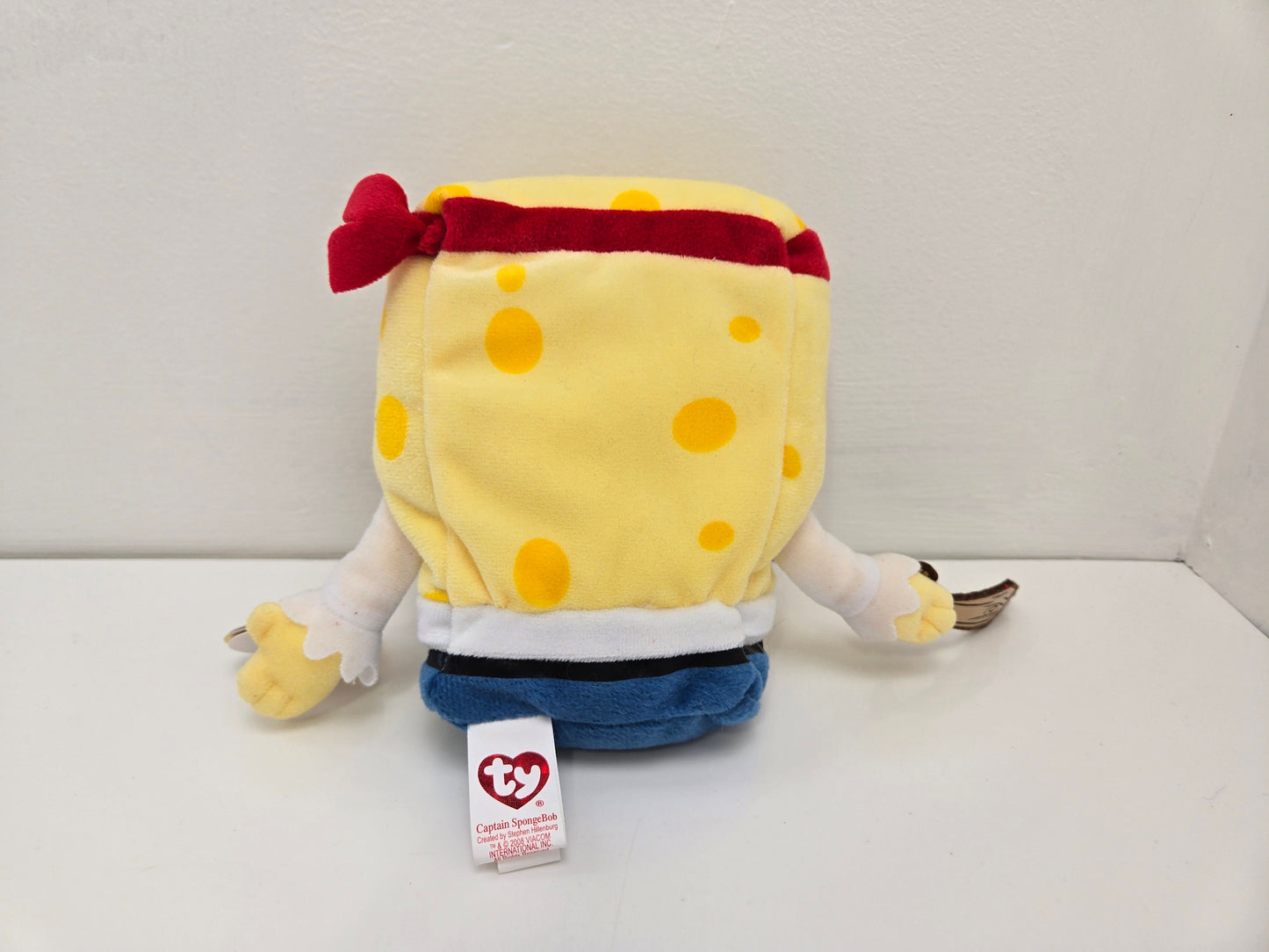 Ty Beanie Baby “Captain SpongeBob” from SpongeBob SquarePants (8 inch)