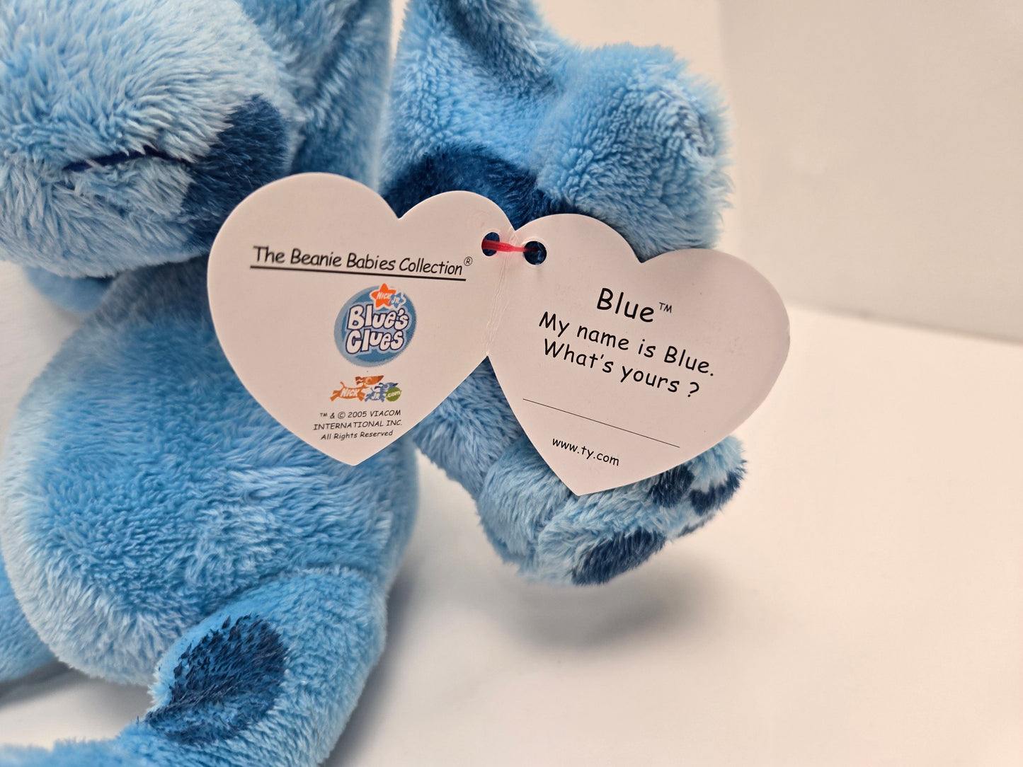 Ty Beanie Baby “Blue” the Dog - Nick Jr. Blue’s Clues *RARE* (6.5 inch)