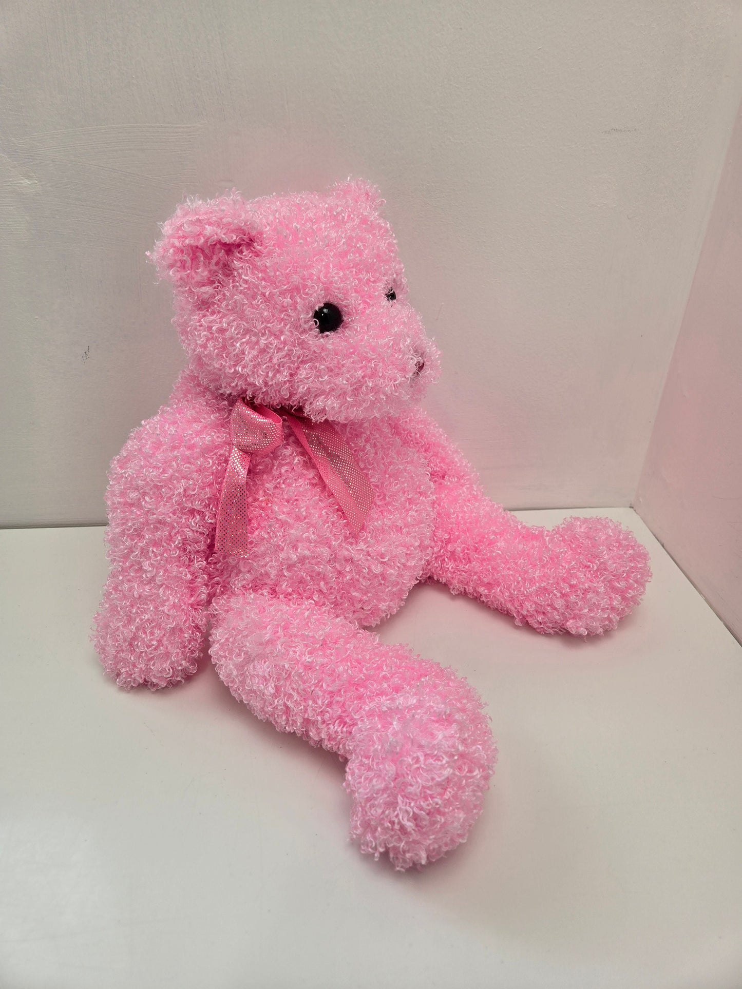 TY Pinkys Collection “Shimmers” the Large Pink Bear (15 inch)
