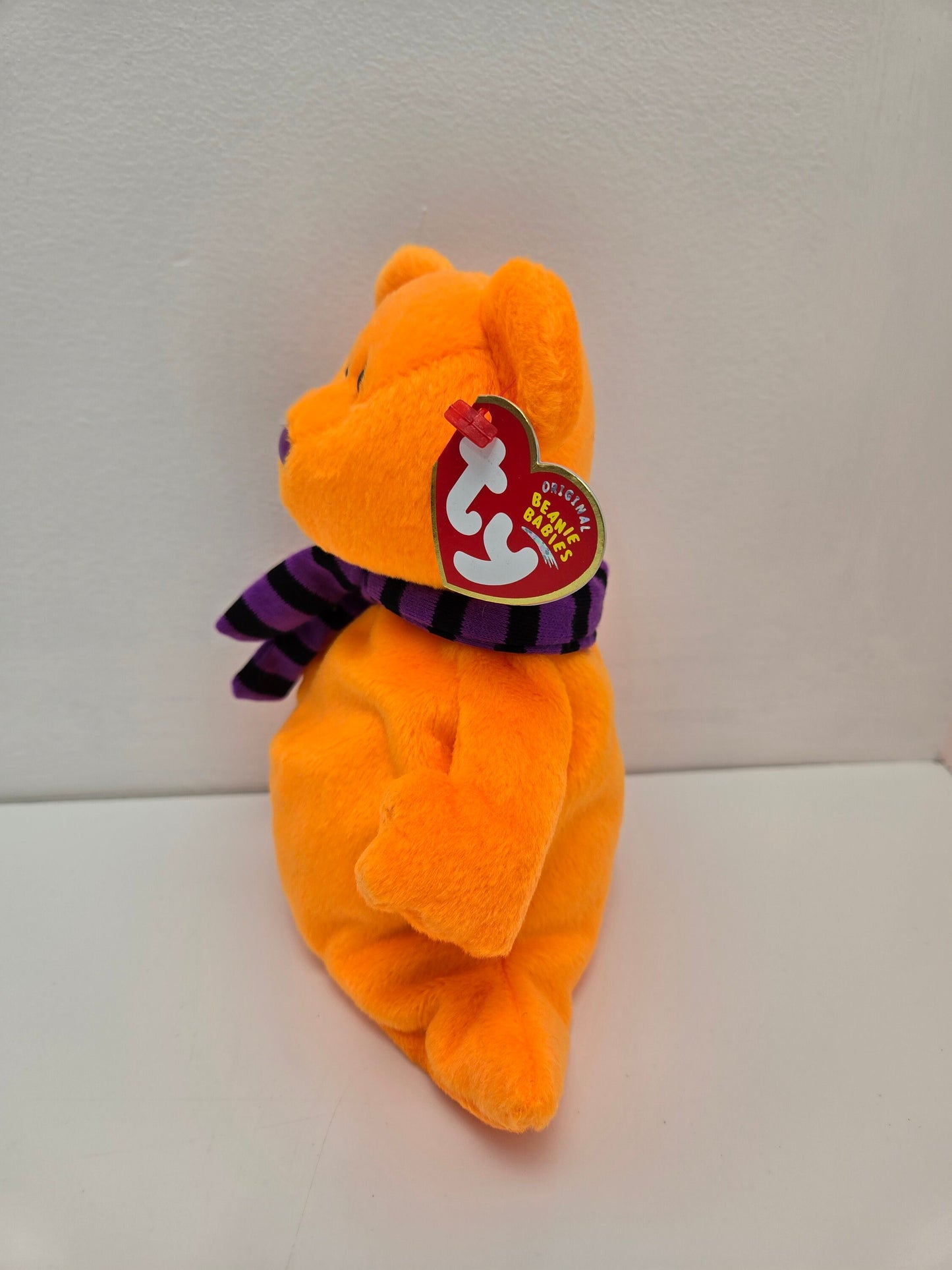 Ty Beanie Baby “Shivers” the Orange Ghost (6.5 inch)