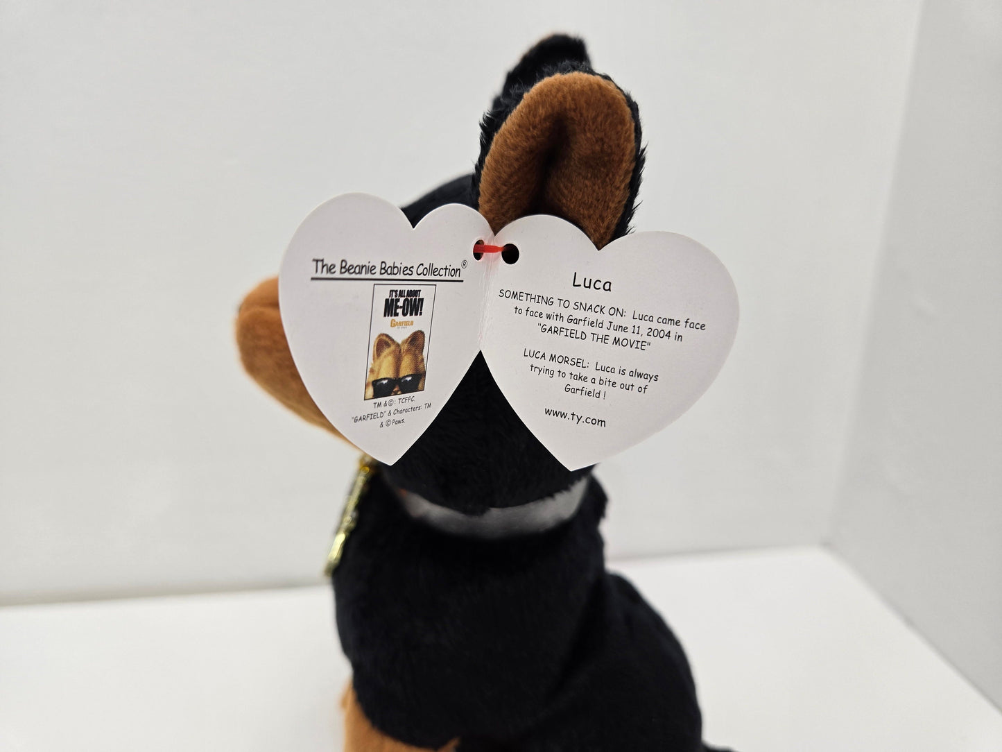 Ty Beanie Baby “Luca” the German Shepherd Dog - From The Garfield Movie (6.5 inch)