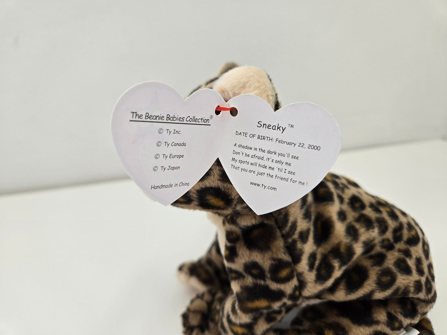 Ty Beanie Baby “Sneaky” the Leopard ! (5.5 inch)