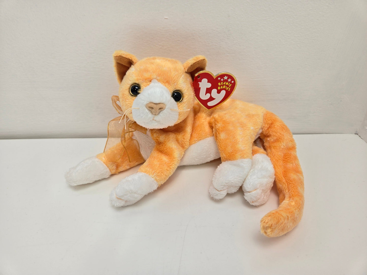 Ty Beanie Baby “Tabs” the Tabby Cat! (8 inch)