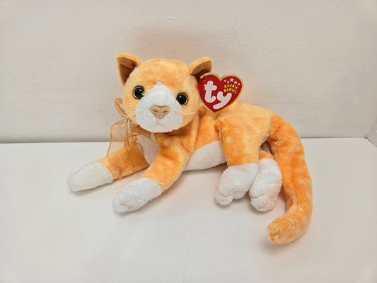 Ty Beanie Baby “Tabs” the Tabby Cat! (8 inch)