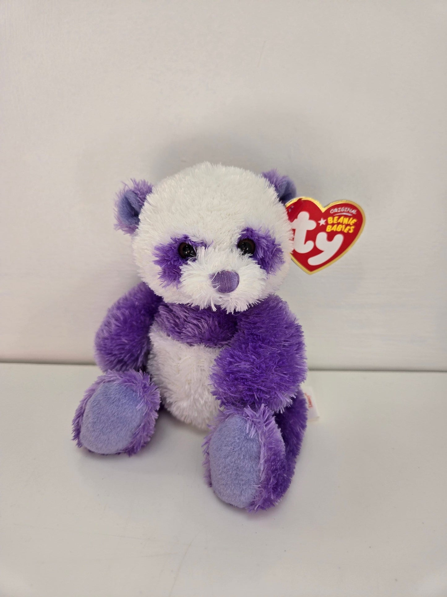 Ty Beanie Baby Dancy the Purple Panda Bear - Internet Exclusive (5 inch)