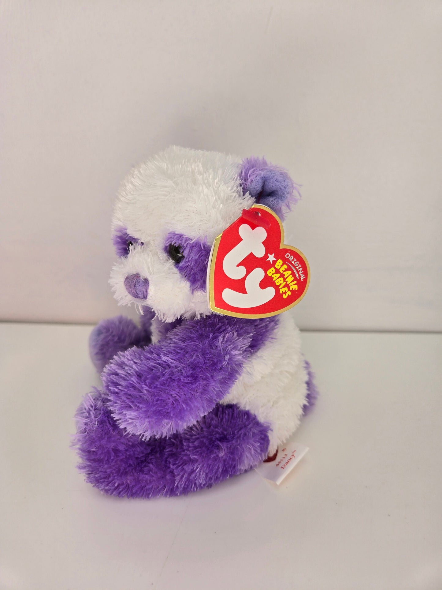 Ty Beanie Baby Dancy the Purple Panda Bear - Internet Exclusive (5 inch)