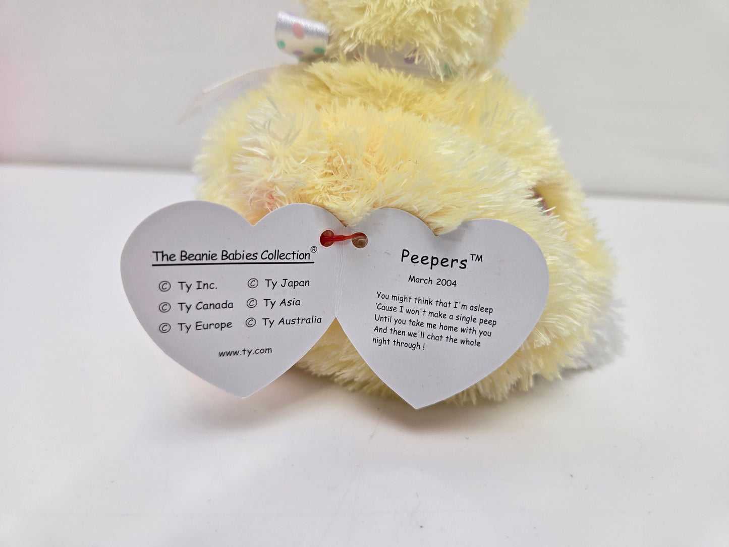 Ty Beanie Baby “Peepers”the Chick - Beanie Baby of the Month (5.5 inch)