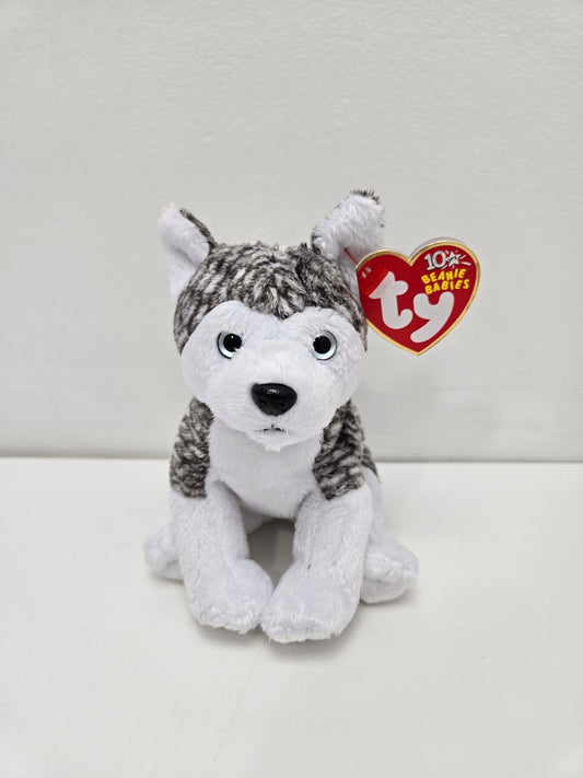 Ty Beanie Baby “Mukluk” the Husky Dog  (5.5 inch) *White eyes* (5.5 inch)