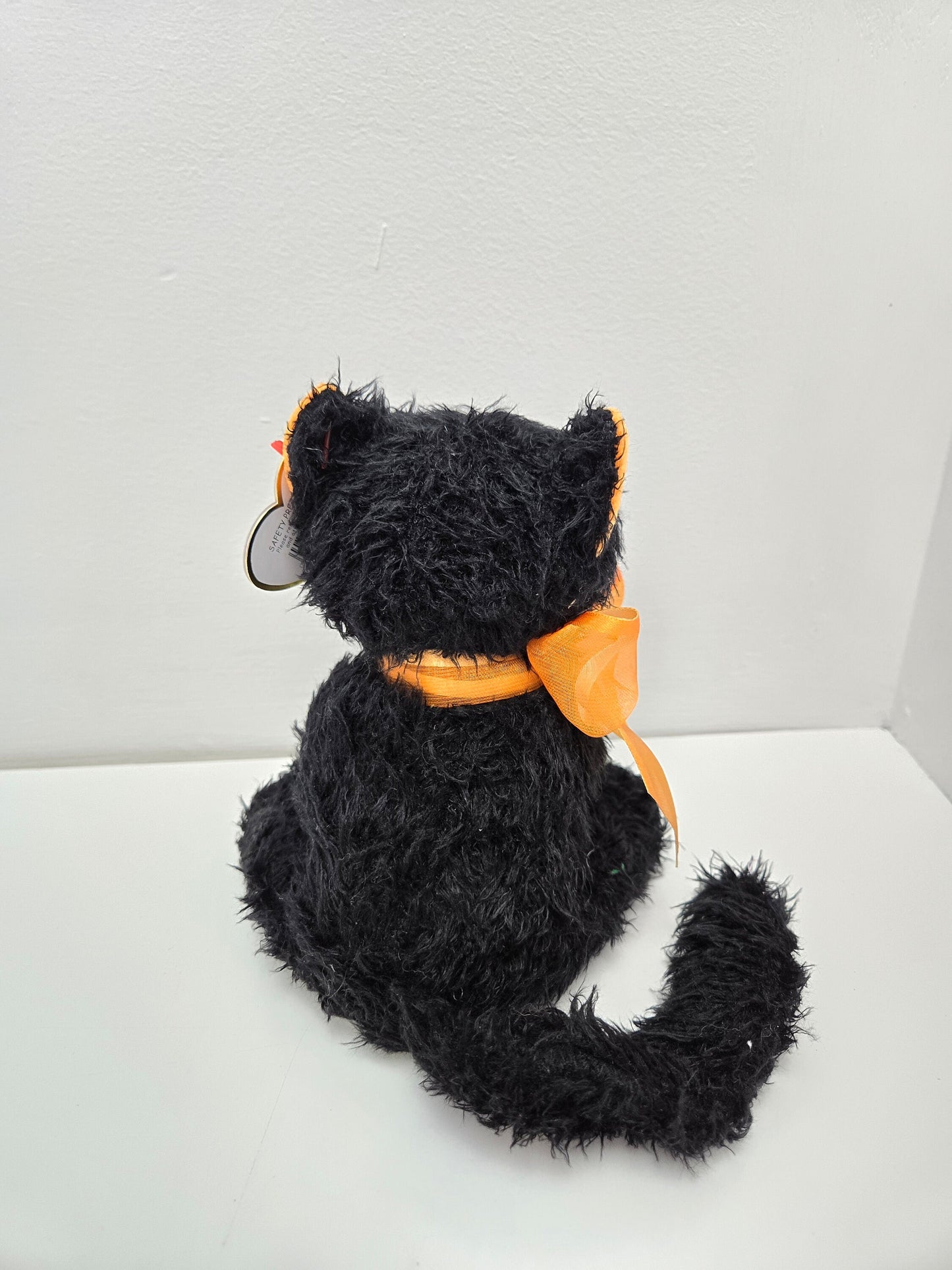 Ty Beanie Baby “Moonlight” the Black & Orange Cat (6 inch)