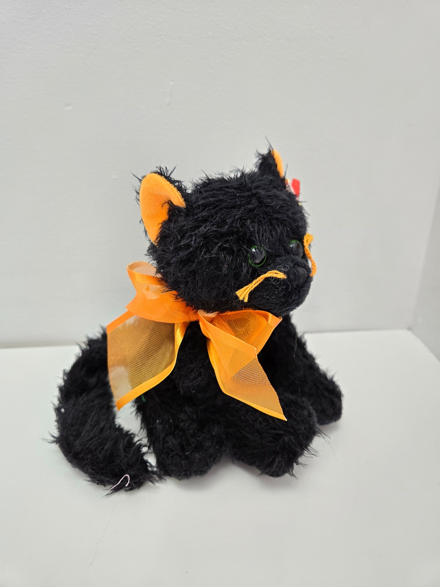 Ty Beanie Baby “Moonlight” the Black & Orange Cat (6 inch)