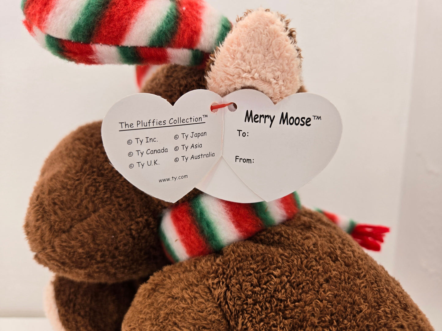 Ty Pluffies “Merry Moose” the Moose! (7 inch)