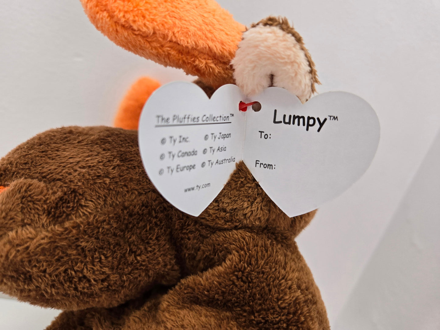 Ty Pluffies Collection “Lumpy” the Moose (8.5 inch)