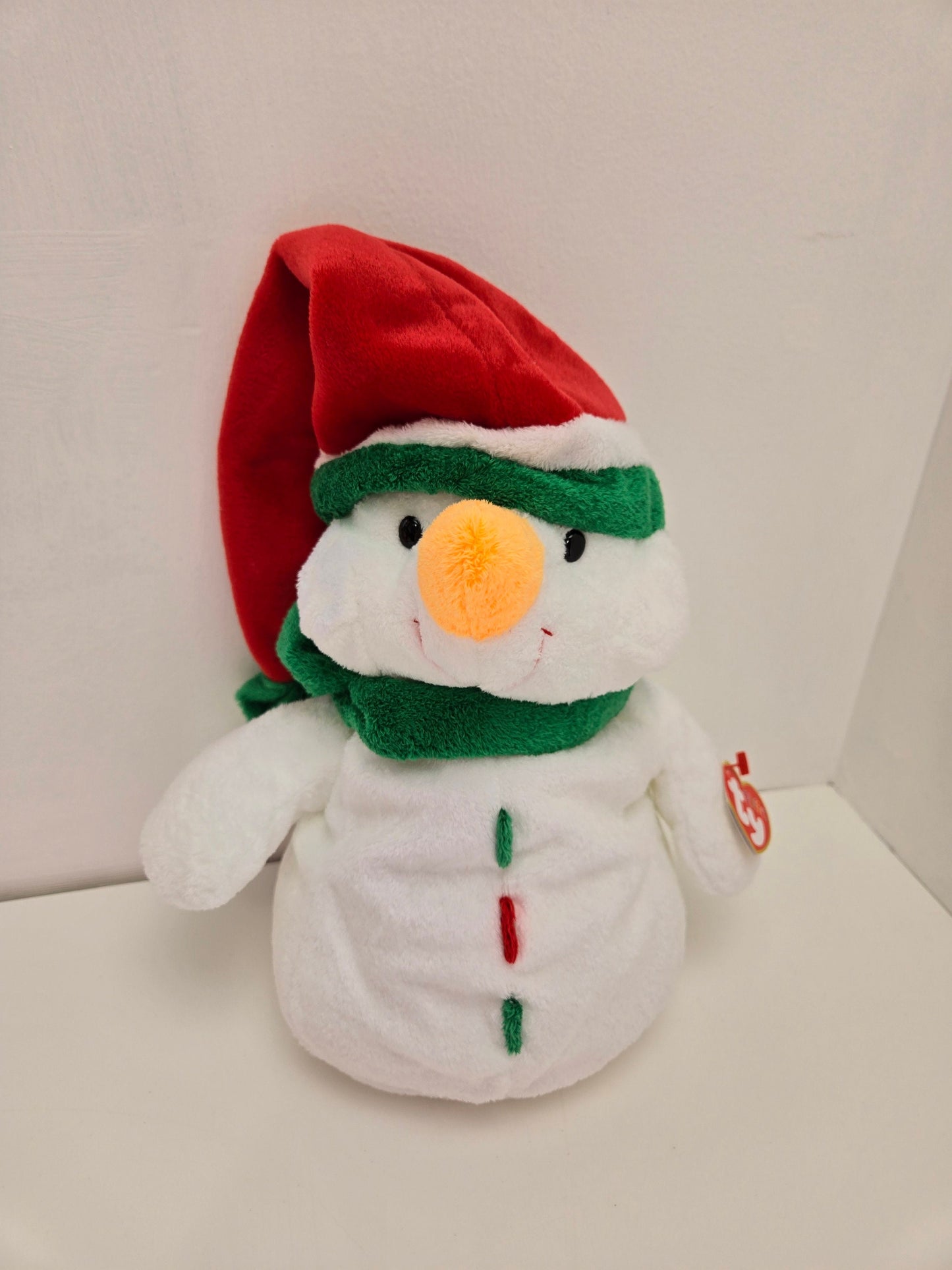 Ty Pluffies Collection “Icebox” the Snowman (14 inch)