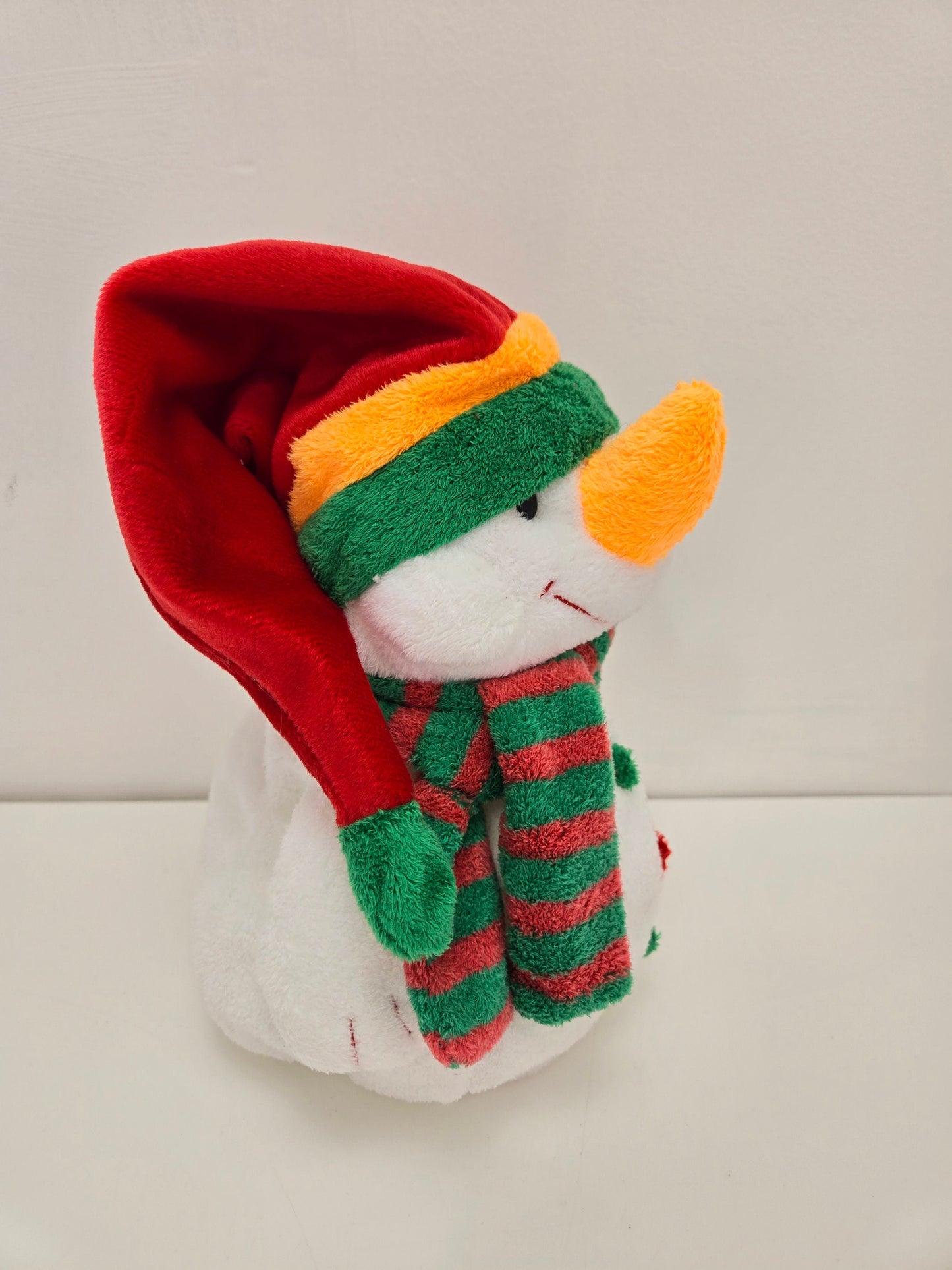 Ty Pluffies Collection “Melton” the Snowman  (9 inch)