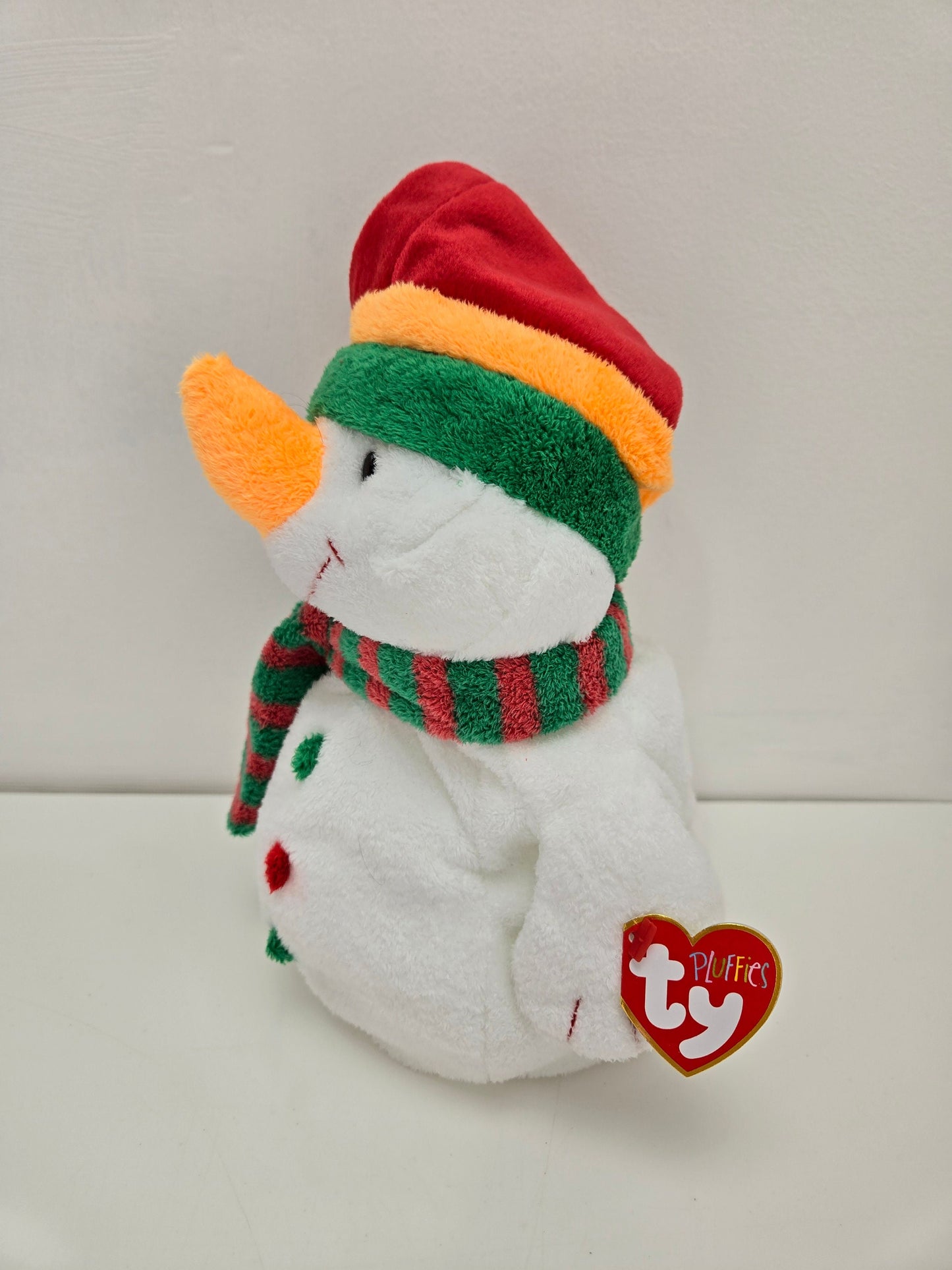 Ty Pluffies Collection “Melton” the Snowman  (9 inch)