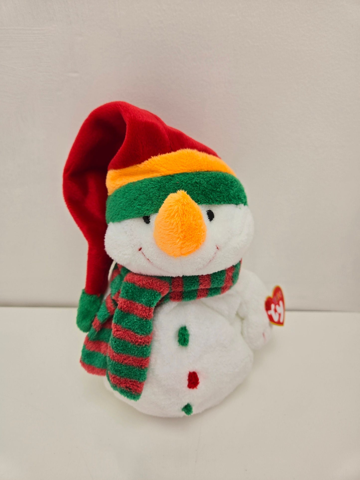 Ty Pluffies Collection “Melton” the Snowman  (9 inch)