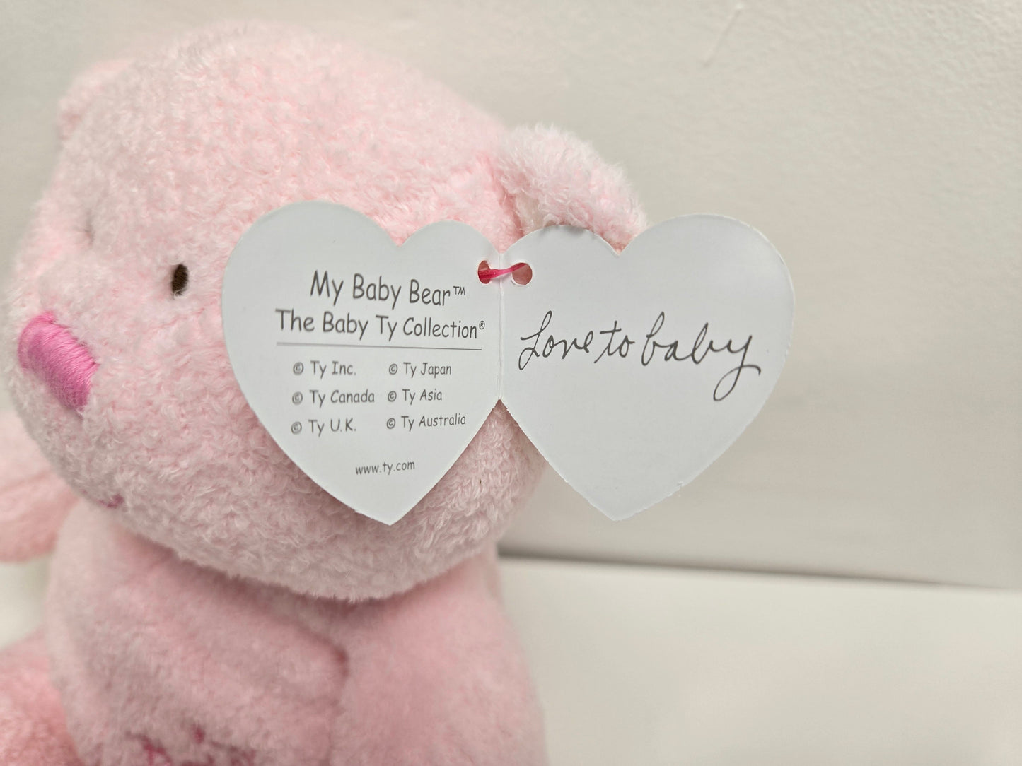 Ty Baby Line “My Baby Bear” the Pink Bear - Made especially for baby (8 inch)