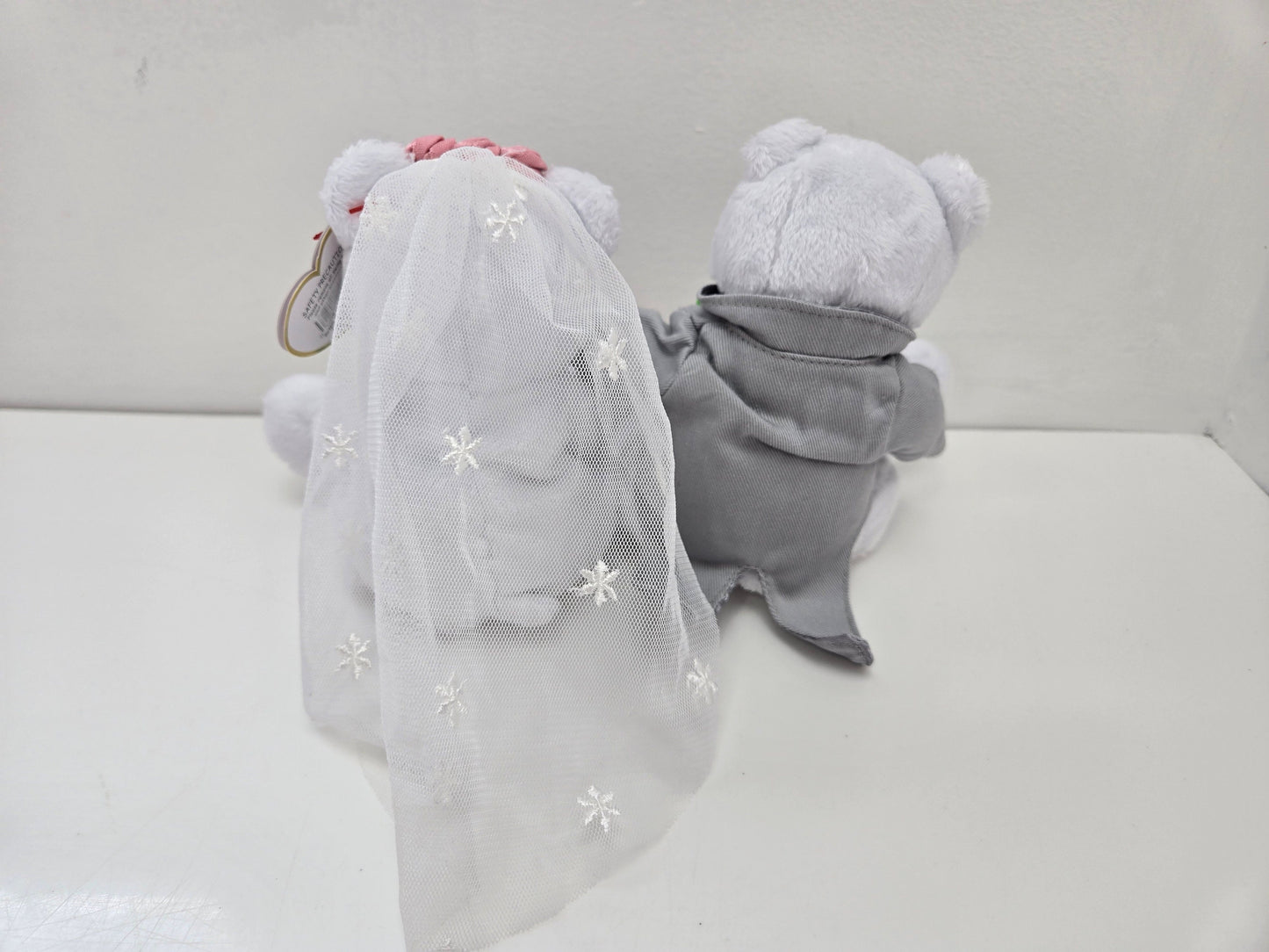 Ty Beanie Baby “We do” the Bride and Groom Wedding Bear Set (9 inch)