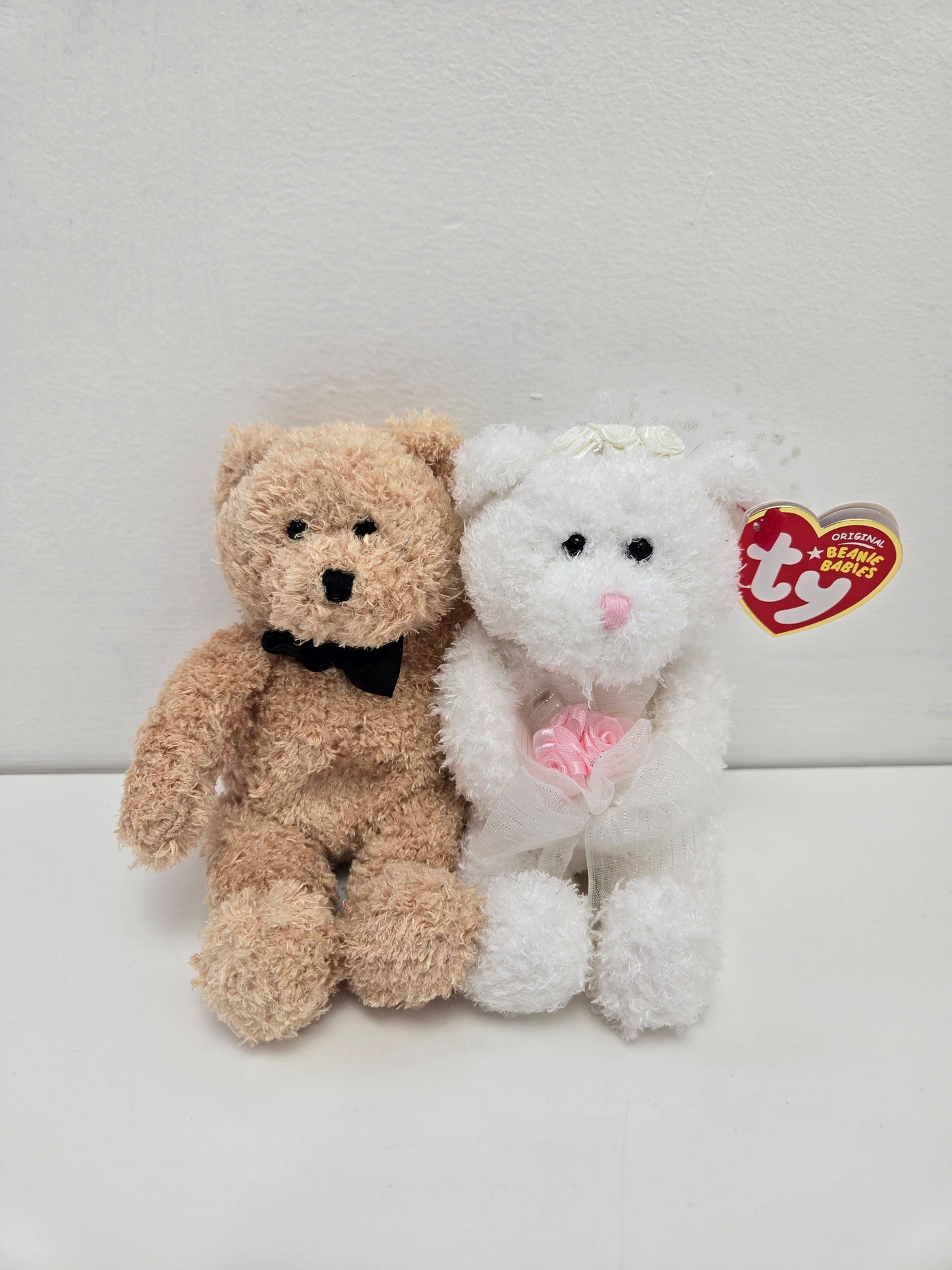 Ty Beanie Baby “Blissful” the Wedding Bear Set (6.5 inch)