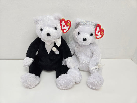 Ty Beanie Baby “Bride” and “Groom” the Just Married Wedding Bears - Make Selection (8 inch)