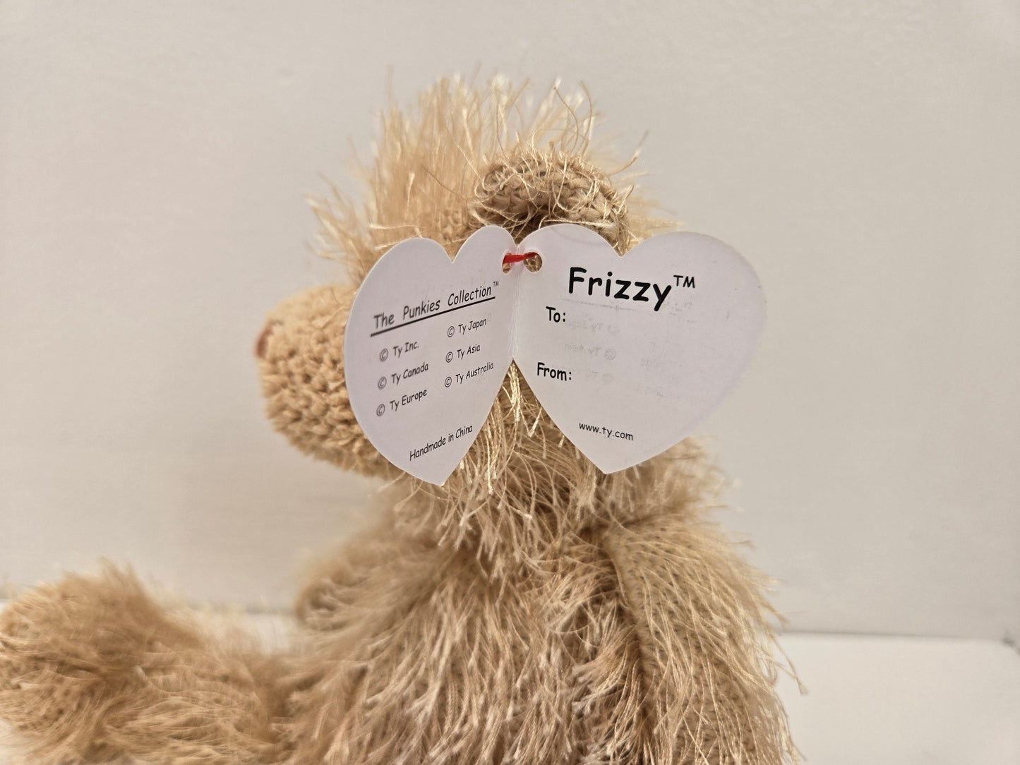 Ty Punkies collection “Frizzy” the Bear (7 inch)