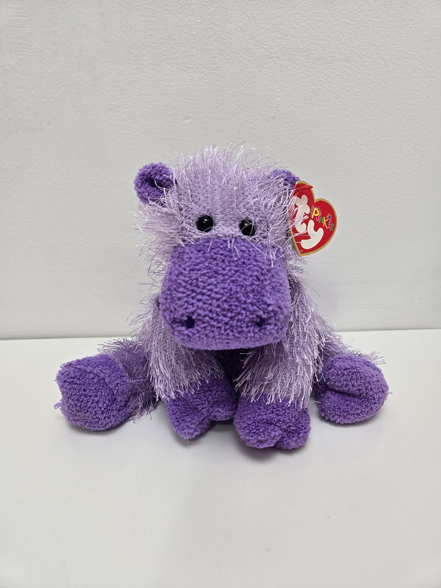 TY Punkies Collection “Slim” the Purple Hippo (8 inch)