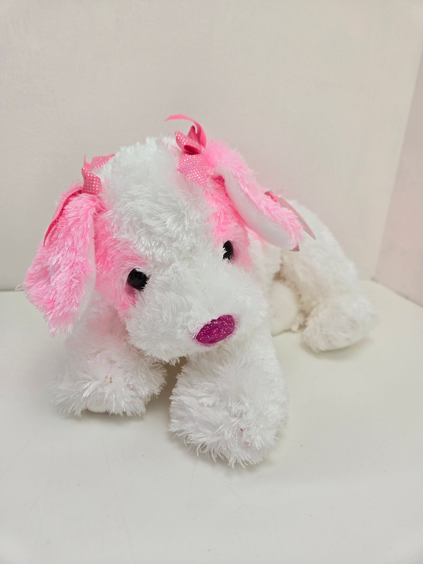 Ty Pinkys Collection “Paradise” the Pink Dog - Beanie Buddy Size *Rare* (12 inch)