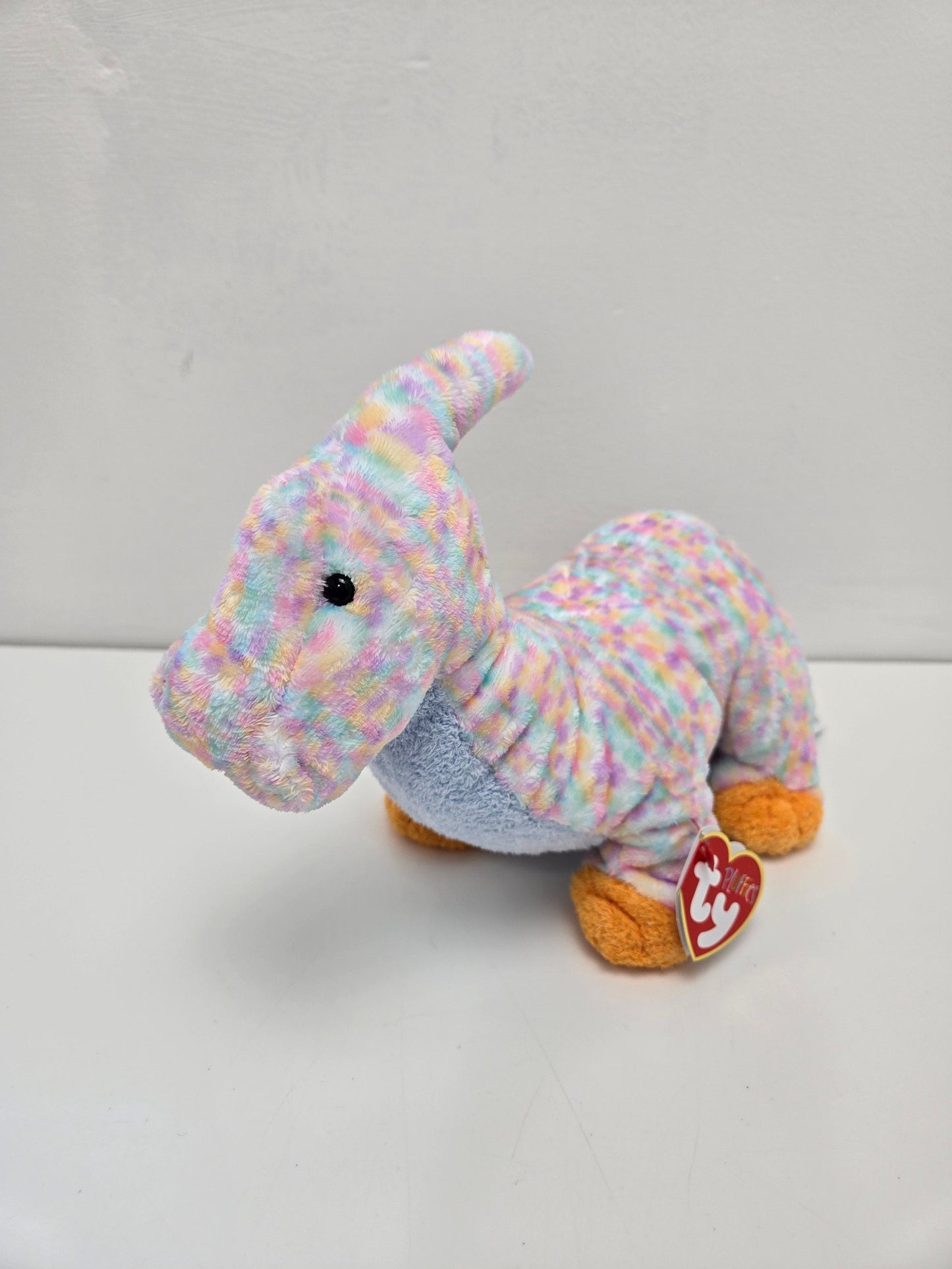 Ty Pluffies Collection “Clomps” the Dinosaur (12 inch)