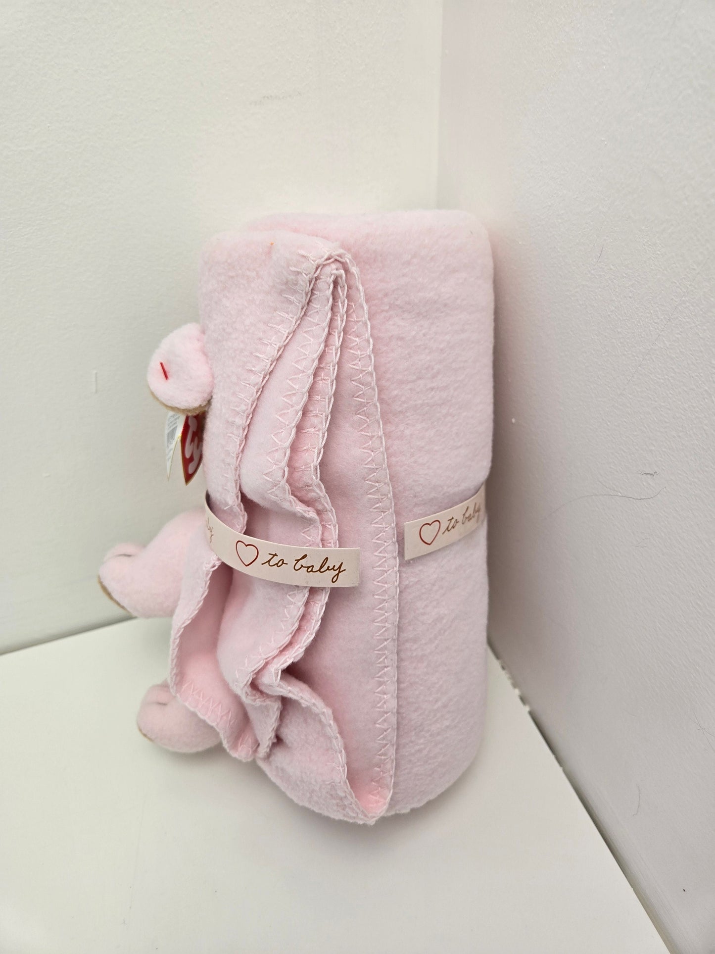 Ty Baby Line “Snoozieteddy” the Pink  Blanket - Love to Baby (8 inch)