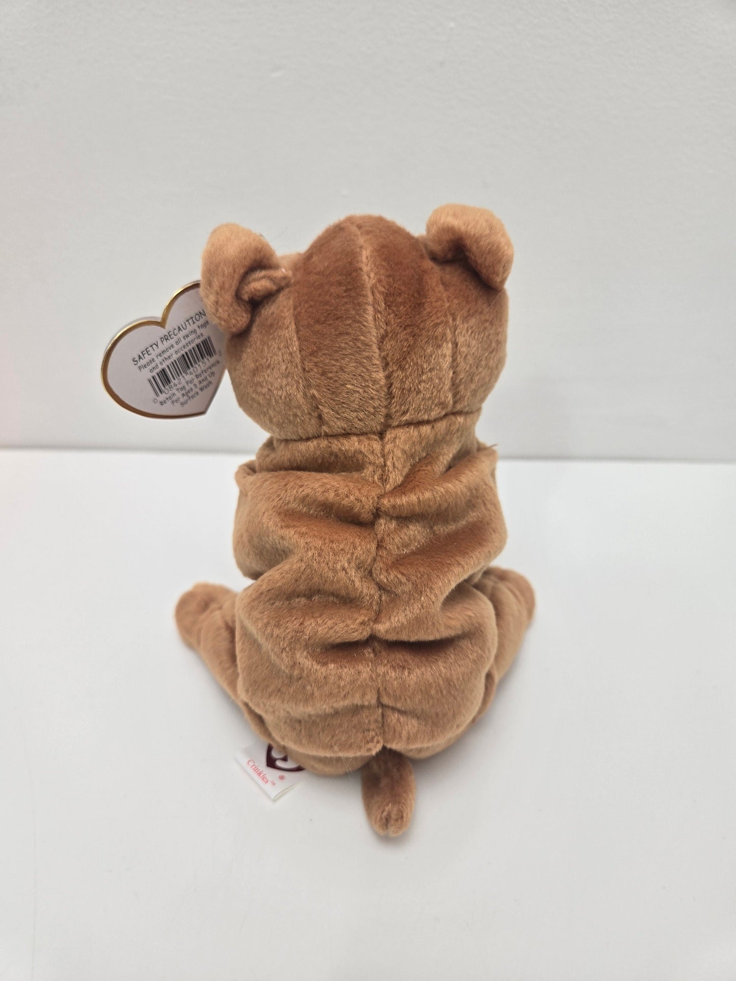 Ty Beanie Baby “Crinkles” the Shar-Pei! (5.5 inch)