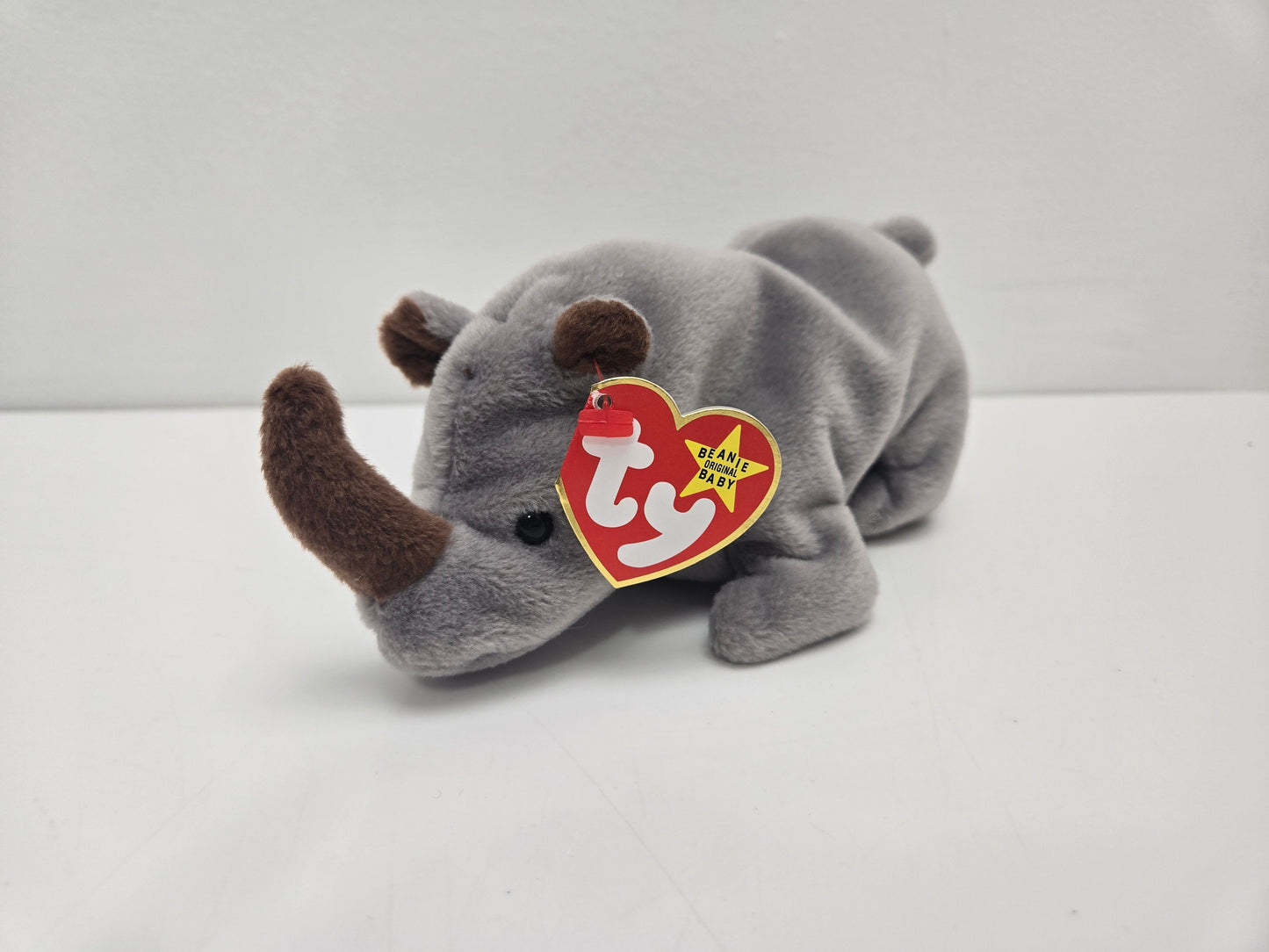 Ty Beanie Baby “Spike” the Rhinoceros (7 inch)