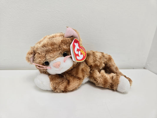 Ty Beanie Baby “Tabbles” the Tabby Cat *Rare* (6 inch)