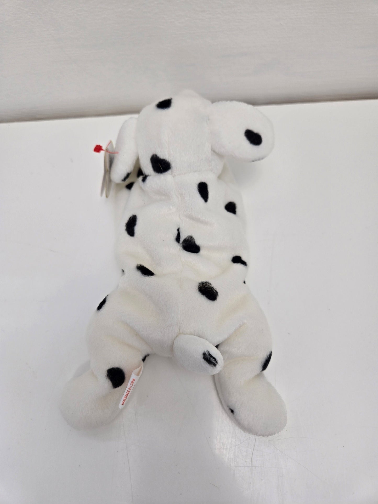 Ty Beanie Baby “Sparky” the Dalmatian with Dotty Tush Tag Error!  (7.5 inch)