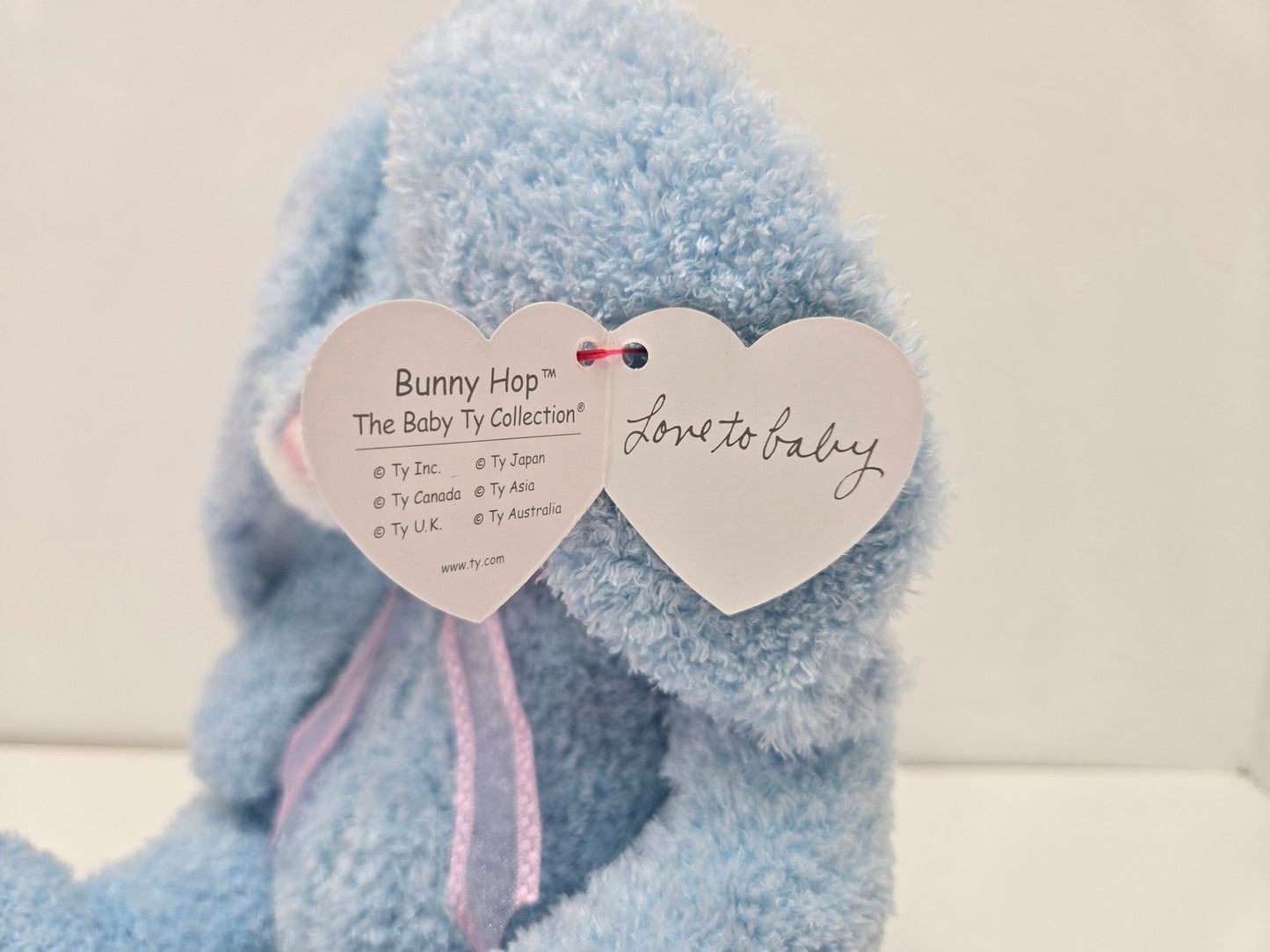 Ty Baby Collection “Bunny Hop” the Blue Bunny - Love to Baby! (8 inch)