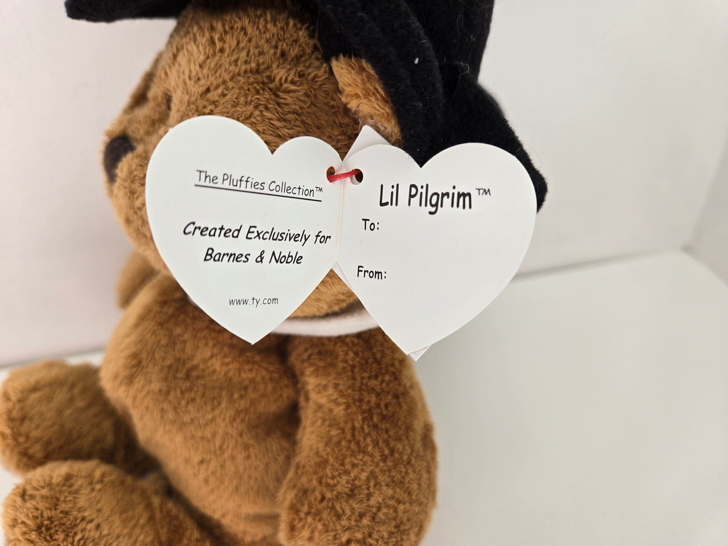 Ty Pluffies “Lil' Pilgrim” the Bear - Barnes and Noble Exclusive (10 inch)