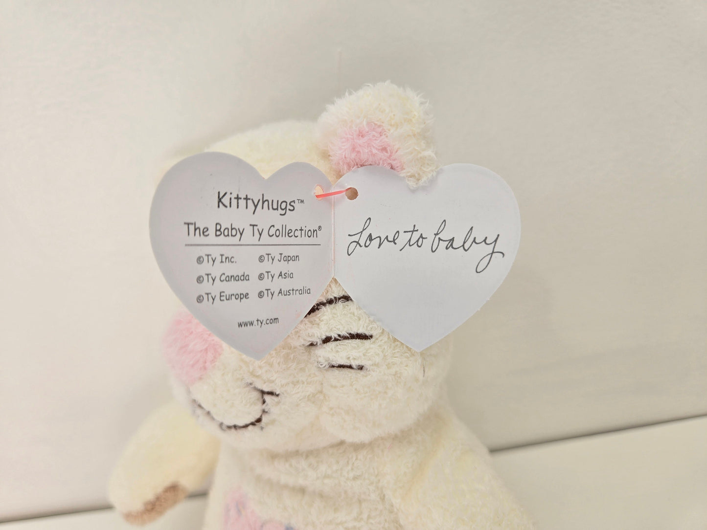 Ty Baby Line “Kittyhugs” the Adorable Kitty Cat  - Love to Baby (8 inch)