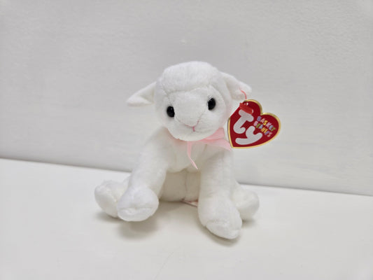 Ty Basket Beanie “Lullaby” the Adorable Lamb *Small Size - 3 inch!*