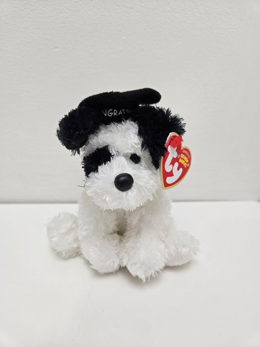 Ty Beanie Baby “Congrats” the Graduation Dog - Walgreen’s Exclusive - Rare! (6 inch)