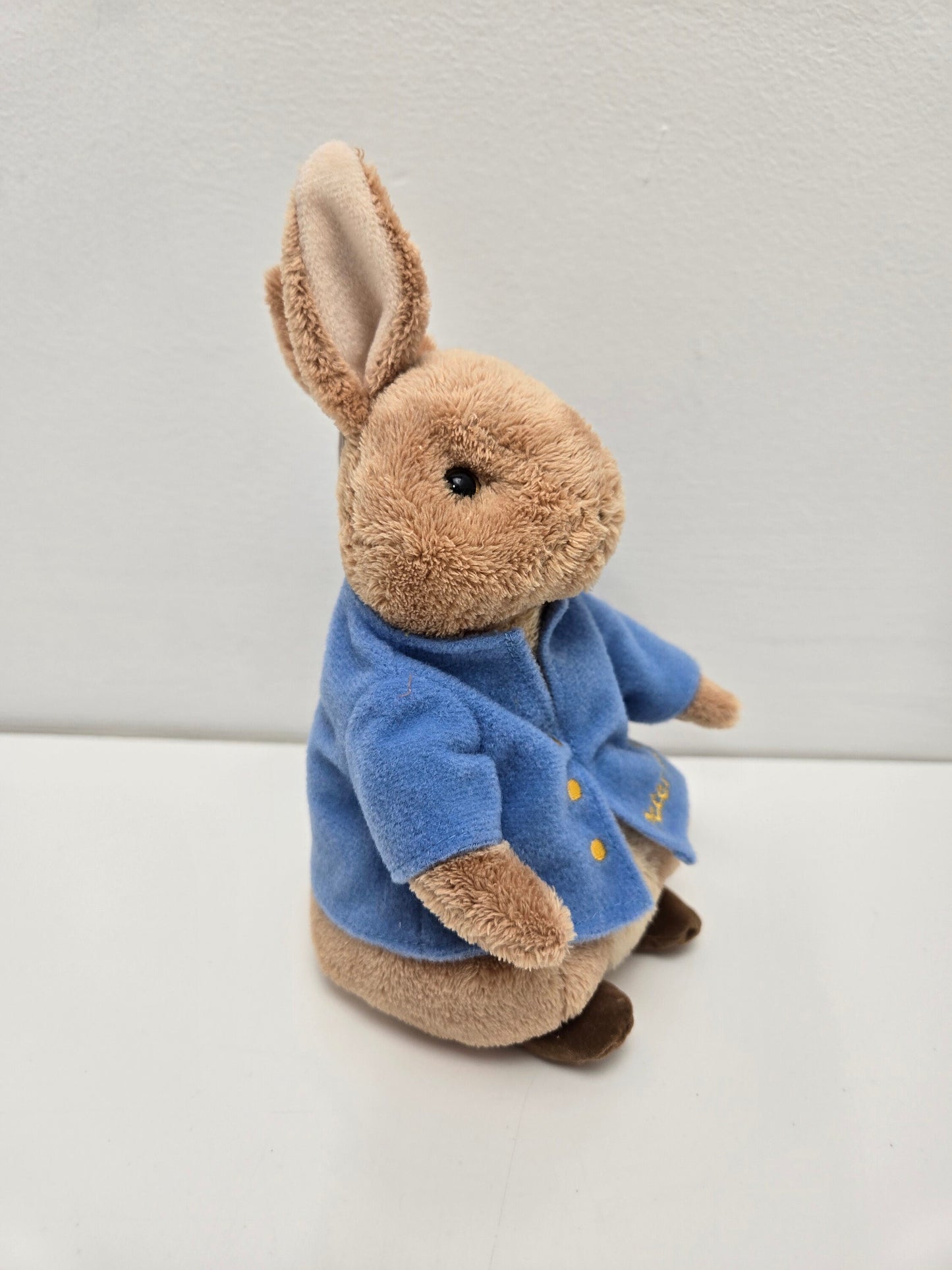 Ty Beanie Baby “The Tale of Peter Rabbit” - UK Exclusive with Harrods Tag and Gold Thread (6 inch)