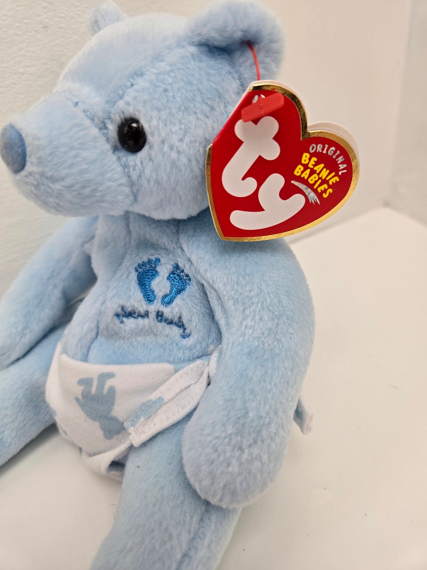 Ty Beanie Baby “It’s a boy”  Bear  (7 inch)