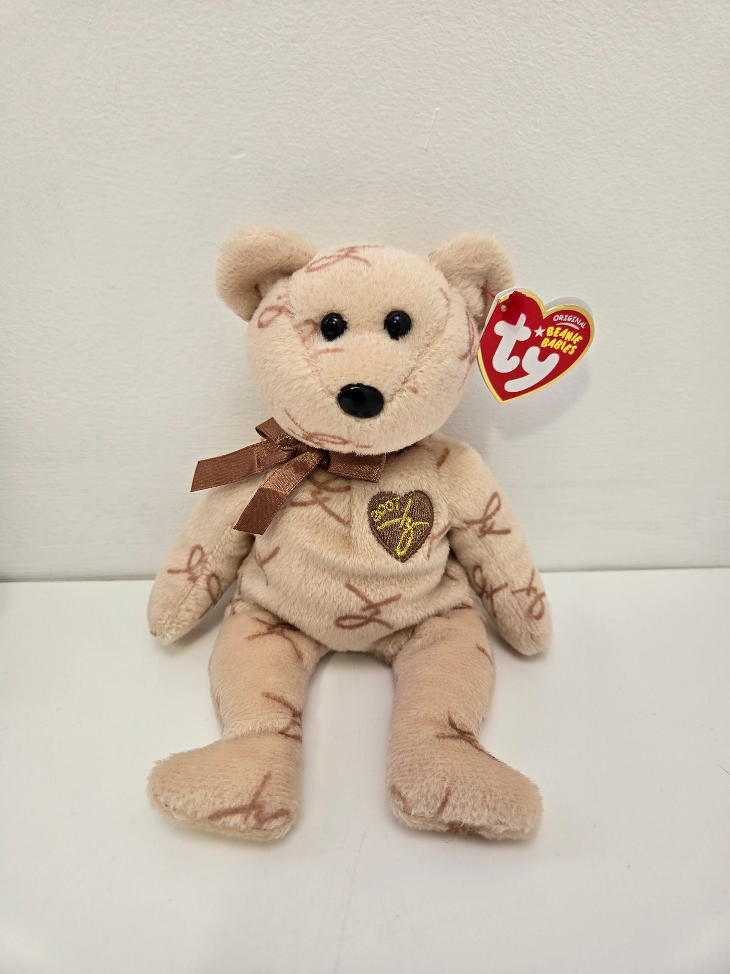 Ty Beanie Baby Signature Bear (8.5 inch)