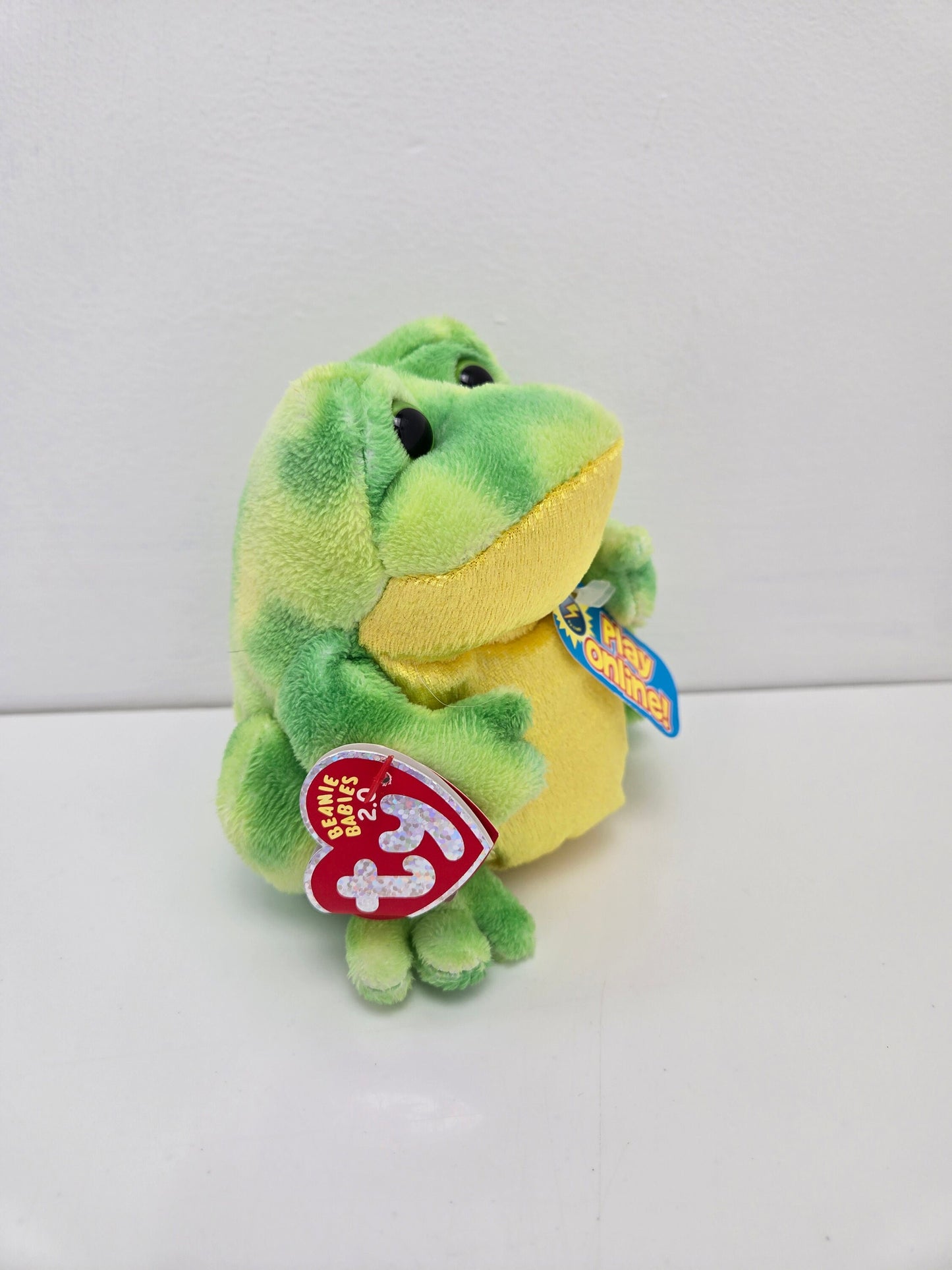 Ty Beanie Baby 2.0 “Jumps” the Bull Frog! *Rare* (5.5 inch)