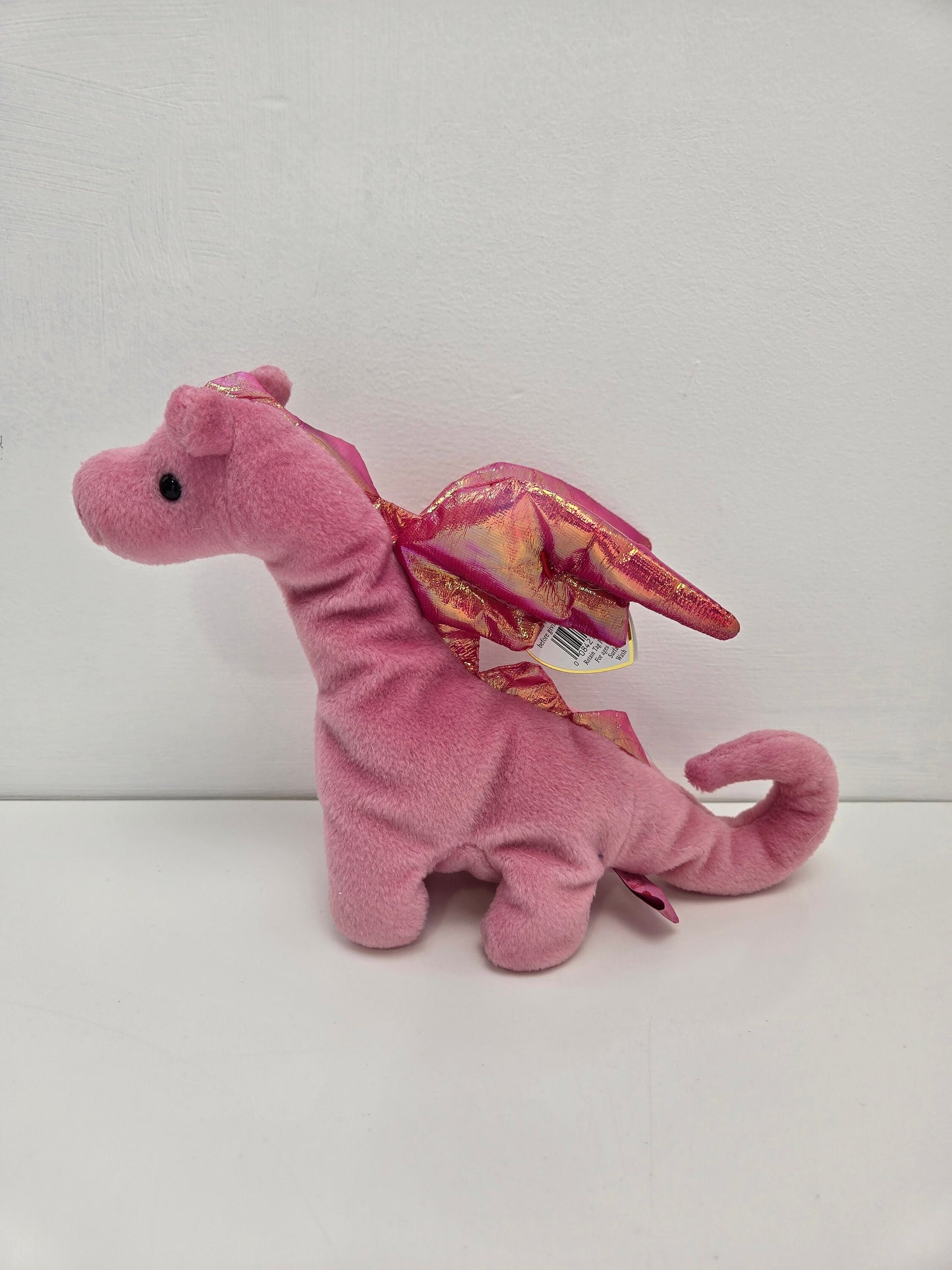 Ty Beanie Baby “Magic” the Hand Dyed Pink Dragon (7 inch)