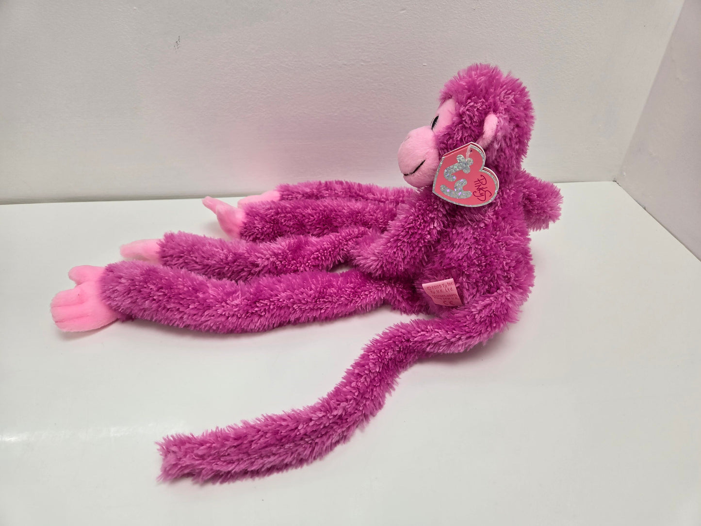 TY Pinkys “Hug Me” the Love Monkey - Pinkys Collection (17 inch)