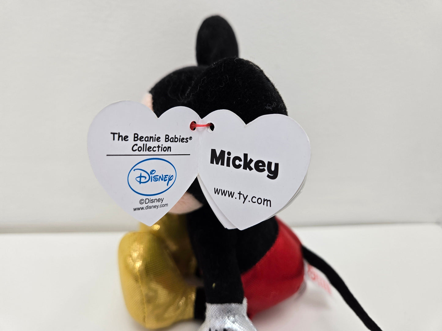 Ty Beanie Baby Disney Sparkle “Mickey Mouse” the Mouse from Disneys Mickey Mouse (5 inch)