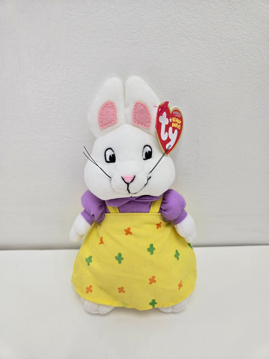 Ty Beanie Baby “Ruby” the Rabbit - Nickelodeon TV show Max & Ruby (7 inches)