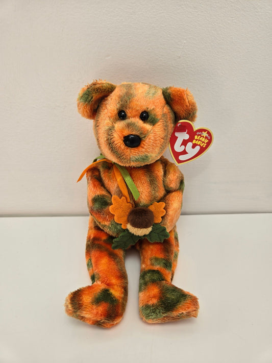 Ty Beanie Baby “Leaves” the Fall Bear - Internet Exclusive *Rare*! (8.5 inch)