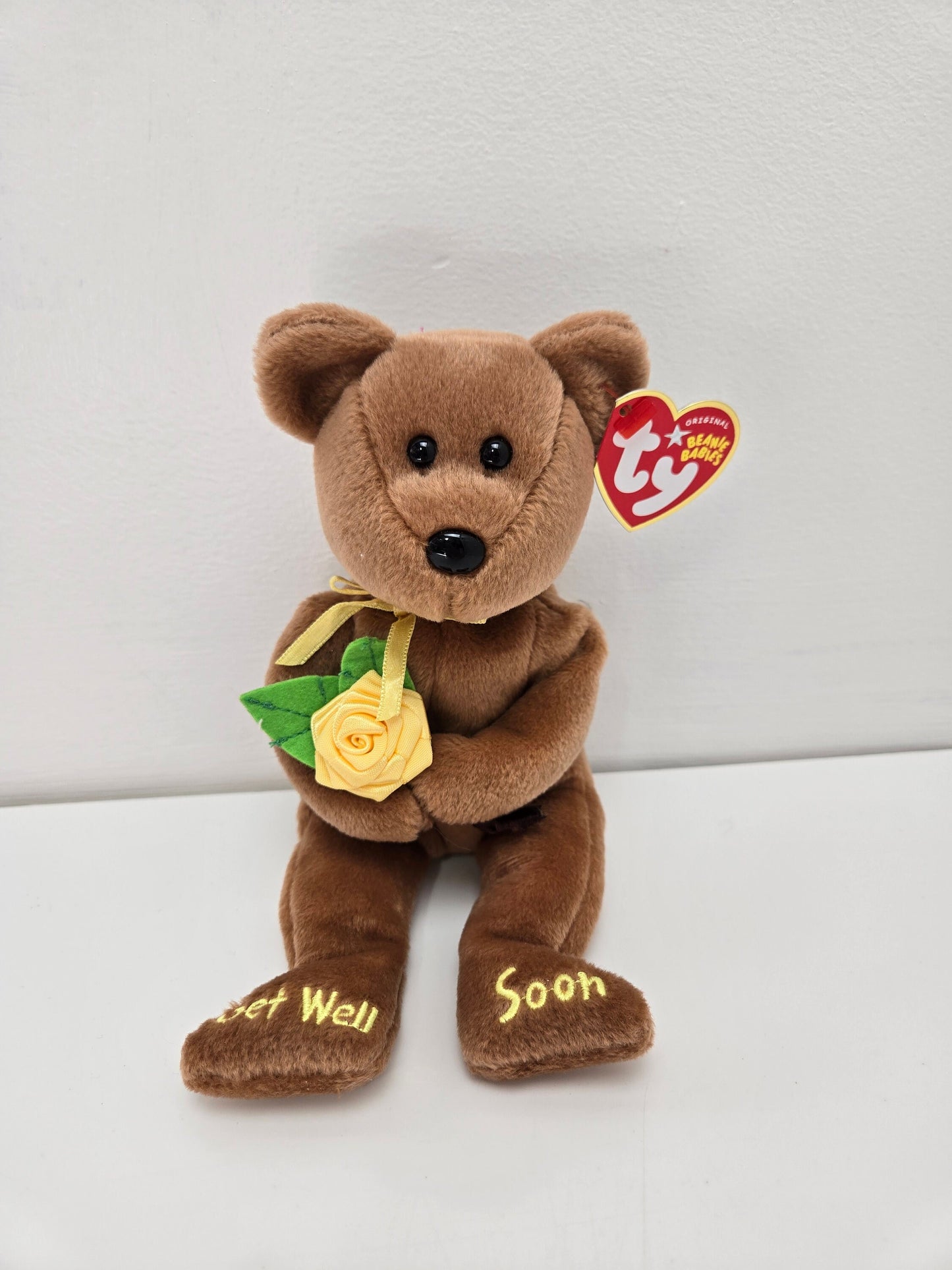 Ty Beanie Baby “Bandage” the Get Well Soon Bear (8.5 inch)